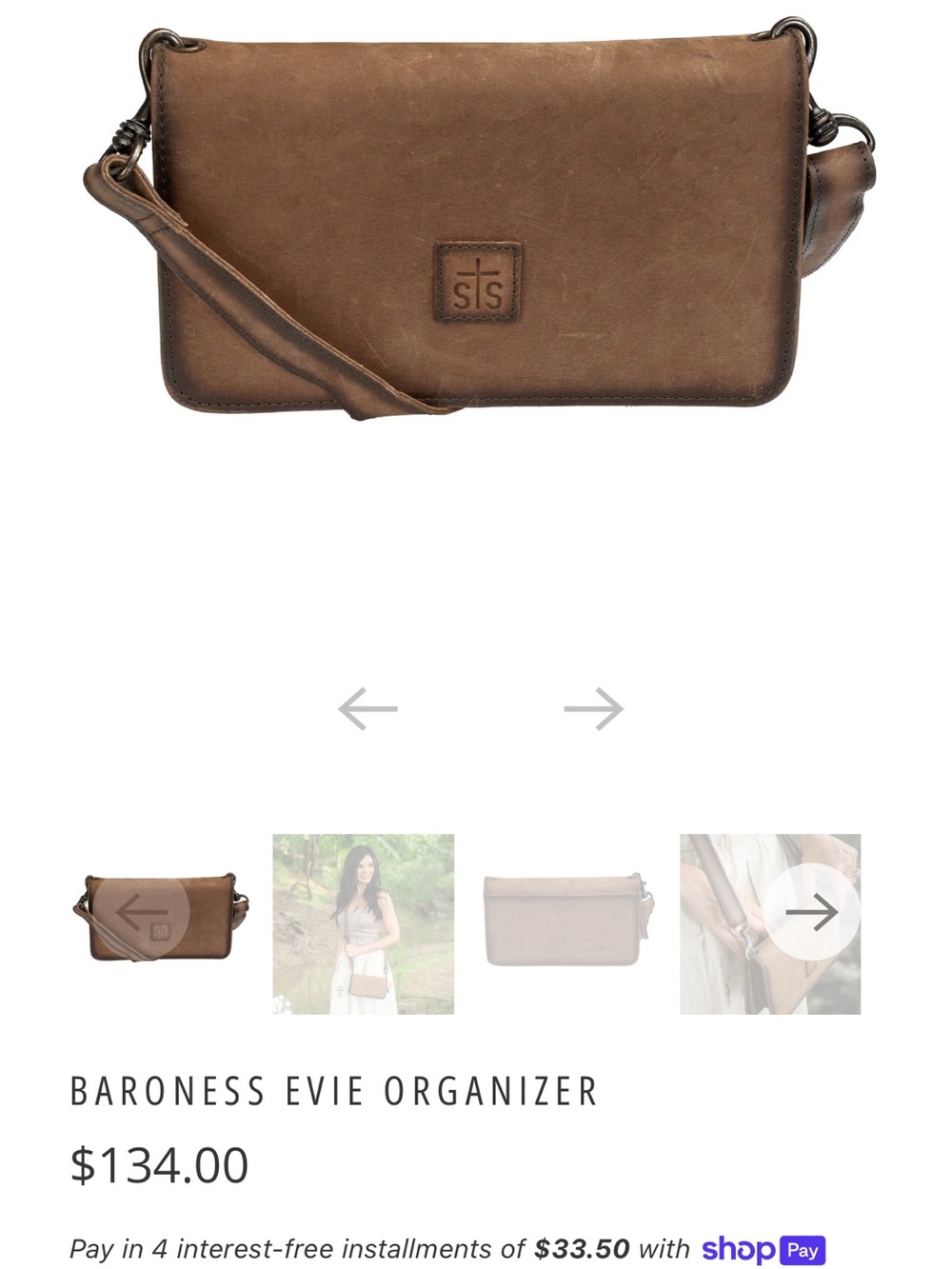 STS Ranchwear Leather Crossbody Bag - Brown